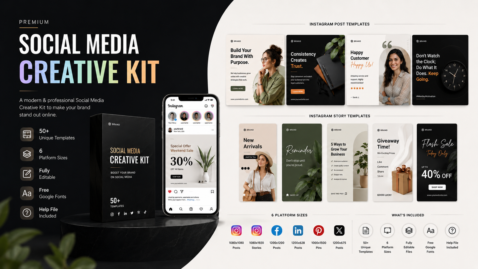 Social Media Creative Kit large banner